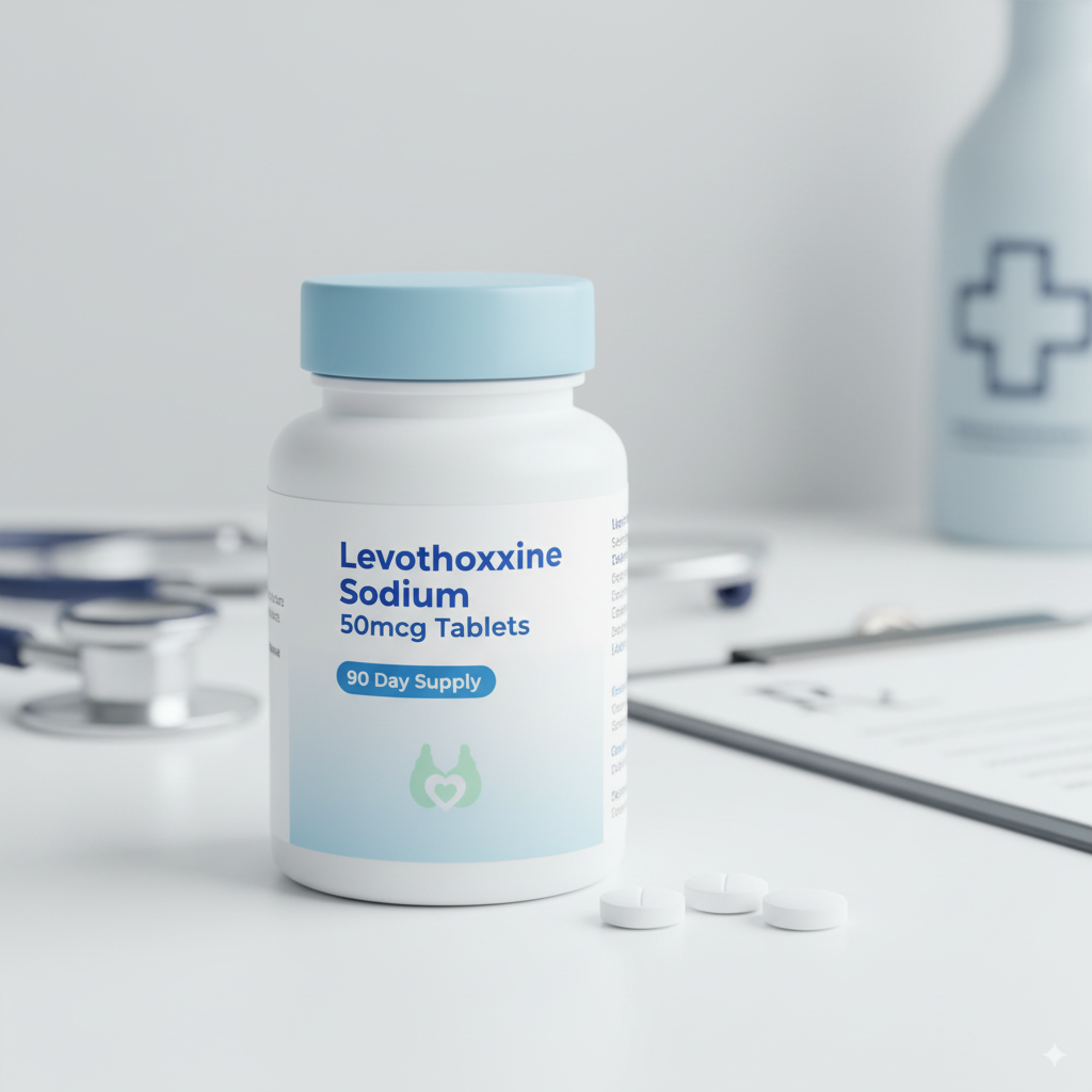 Levothyroxine 50mcg featured tablets
