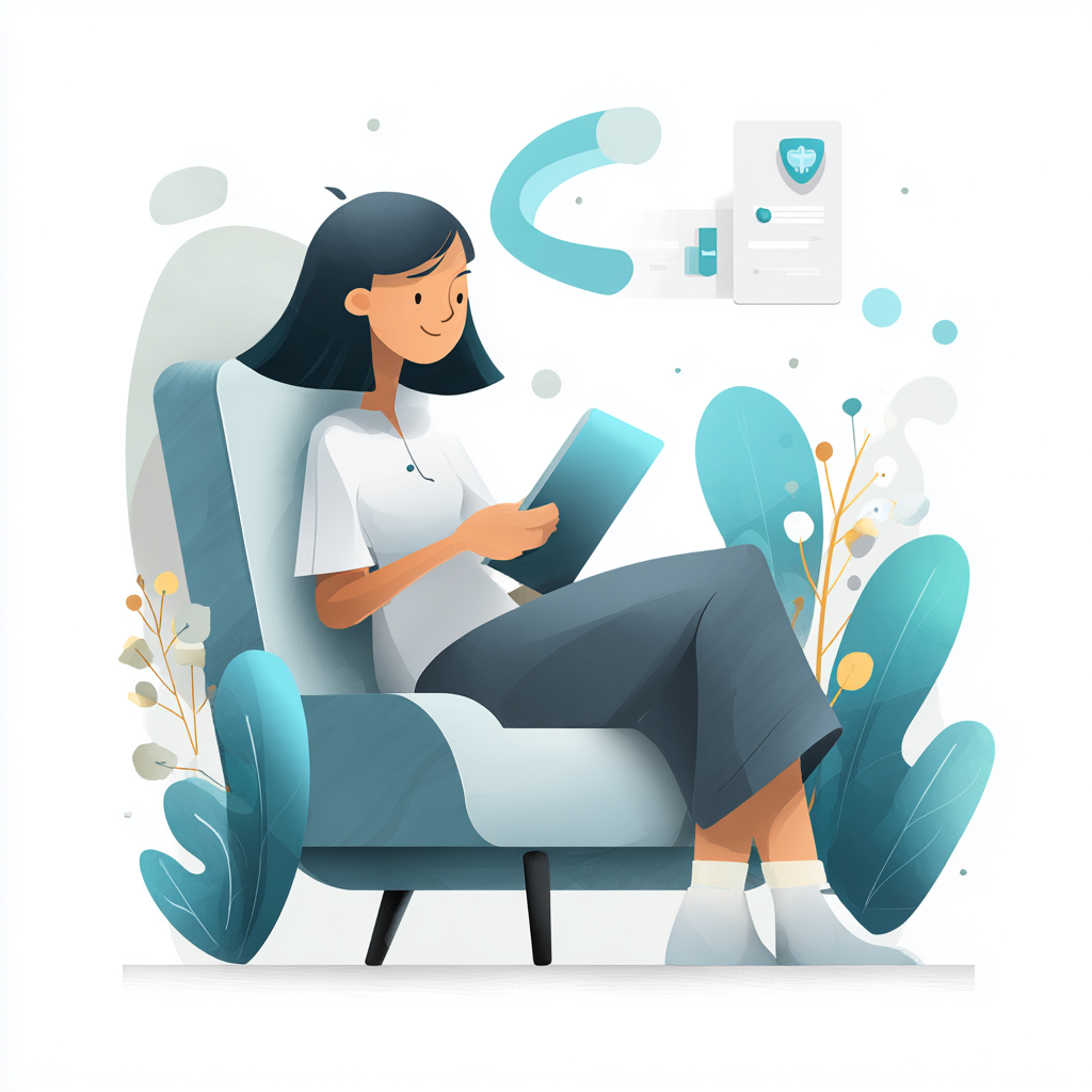 Online signup illustration